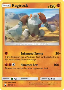 Regirock 80 - Celestial Storm Pokesingles