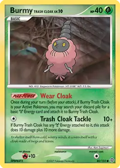 Burmy Trash Cloak 80 - Secret Wonders Pokesingles