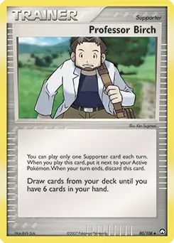 Professor Birch 80 - Power Keepers Pokesingles