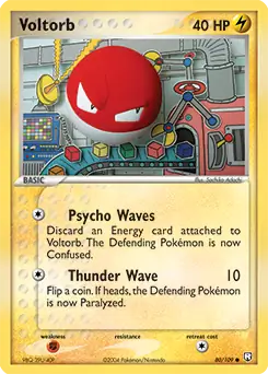 Voltorb 80 - Team Rocket Returns Pokesingles