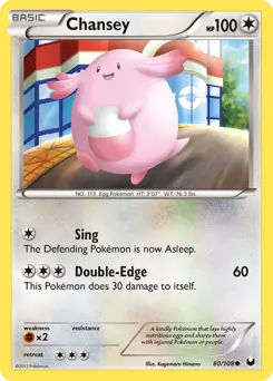 Chansey 80 - Dark Explorers Pokesingles