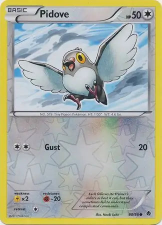 Pidove Reverse Holo 80 - Emerging Powers Pokesingles