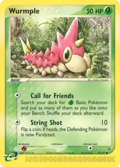 Wurmple 81 - Dragon Pokesingles