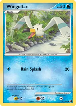 Wingull 81 - Arceus Pokesingles