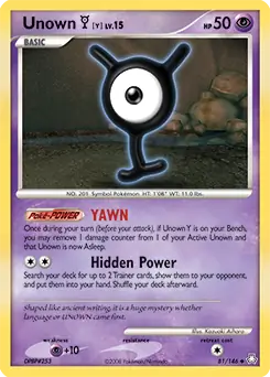 Unown 81 - Legends Awakened Pokesingles