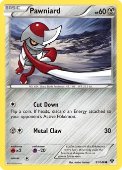 Pawniard 81 - XY Base Pokesingles