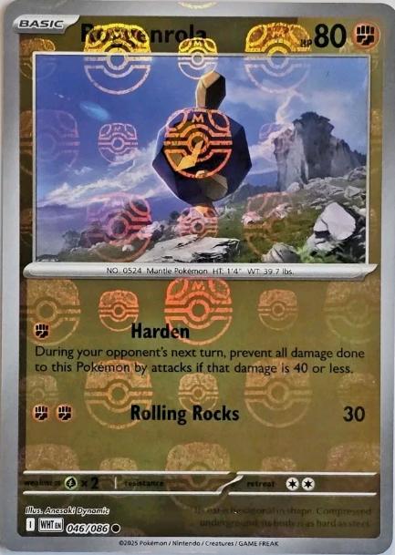 Roggenrola (Master Ball Pattern) 46 - White Flare