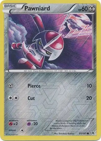 Pawniard Reverse Holo 81 - Noble Victories Pokesingles