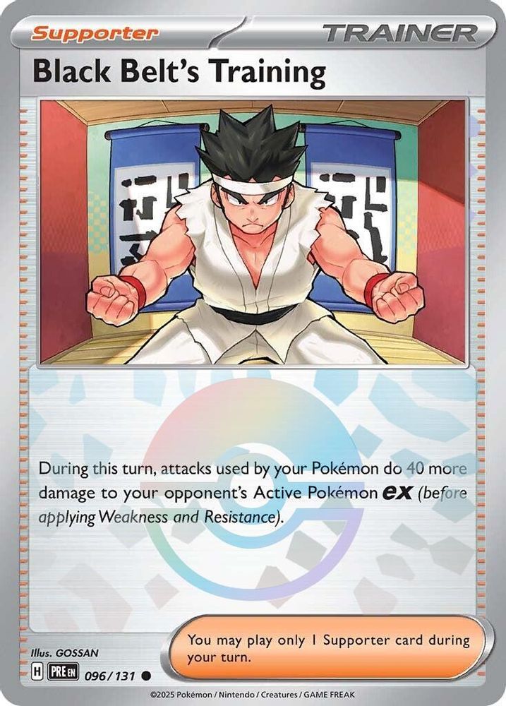 Black Belt's Training (Poke Ball Pattern) 96 - Prismatic Evolutions