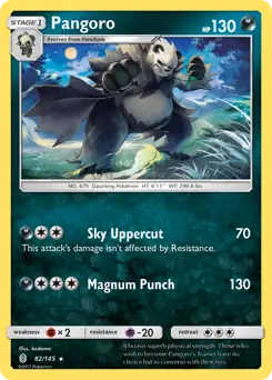 Pangoro 82 - Guardians Rising Pokesingles