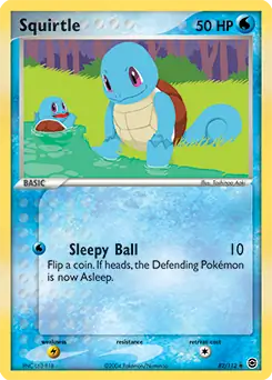 Squirtle 82 - Fire Red Leaf Green Pokesingles