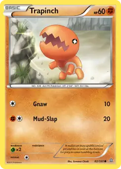 Trapinch 82 - Primal Clash Pokesingles