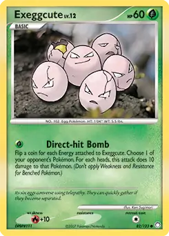 Exeggcute 82 - Mysterious Treasures Pokesingles