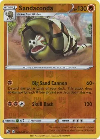 Sandaconda Reverse Holo 082 - Battle Styles