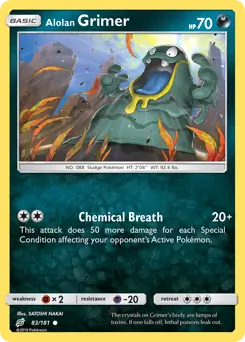 Alolan Grimer 83 - Team Up Pokesingles