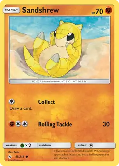 Sandshrew 83 - Unbroken Bonds Pokesingles
