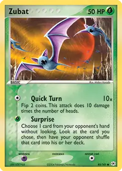 Zubat 83 - Hidden Legends Pokesingles