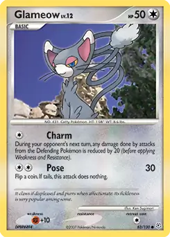 Glameow 83 - Diamond & Pearl Pokesingles