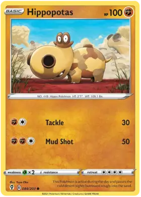 Hippopotas 084, Evolving Skies | Sword & Shield, , 5.00 kr, Pokesingles. Kjøp pokemon kort til lave priser hos oss.
