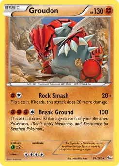 Groudon 84 - Primal Clash Pokesingles