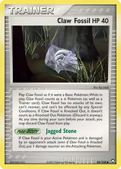Claw Fossil 84 - Power Keepers Pokesingles