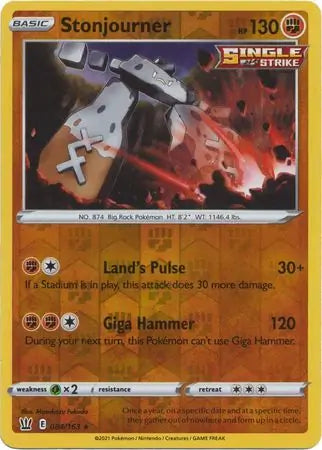 Stonjourner Reverse Holo 084 - Battle Styles