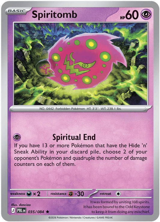 Spiritomb 035/084 Holo - Pitch Black