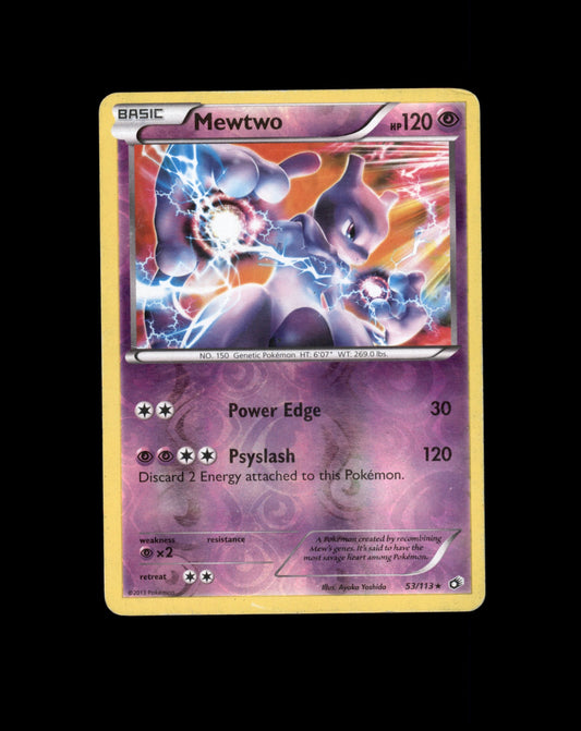 *SE BILDE FOR TILSTAND*  Mewtwo [Reverse Holo] #53 Pokemon Legendary Treasures Pokesingles