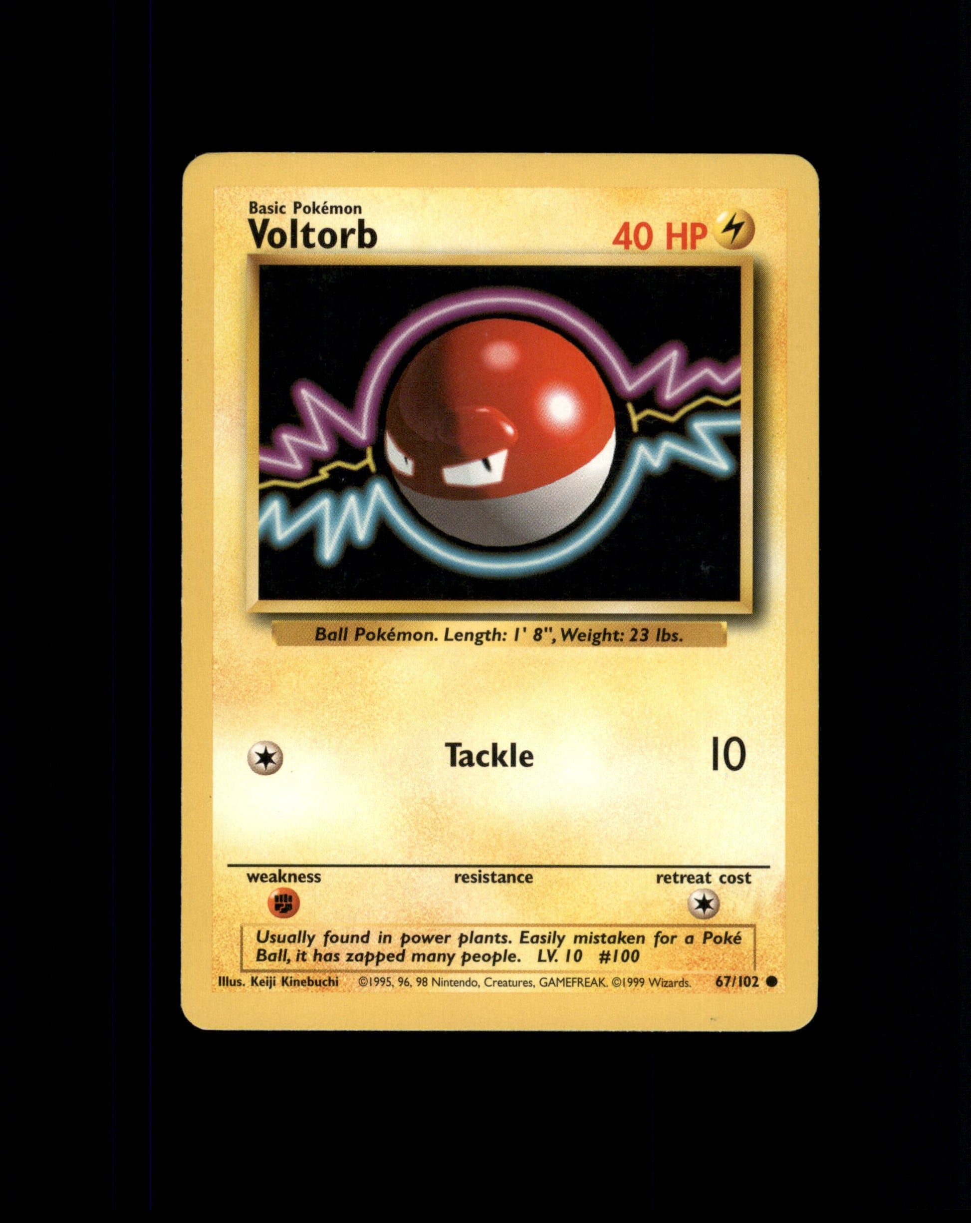 *SE BILDE FOR TILSTAND* Voltorb #67 Pokemon Base Set Pokesingles