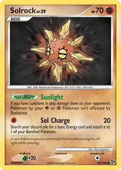 Solrock 85 - Great Encounters Pokesingles