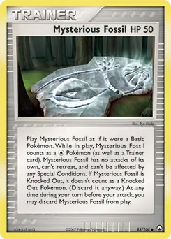 Mysterious Fossil 85 - Power Keepers Pokesingles
