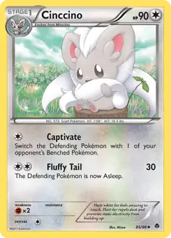 Cinccino 85 - Emerging Powers Pokesingles