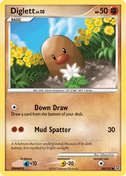 Diglett 85 - Secret Wonders Pokesingles