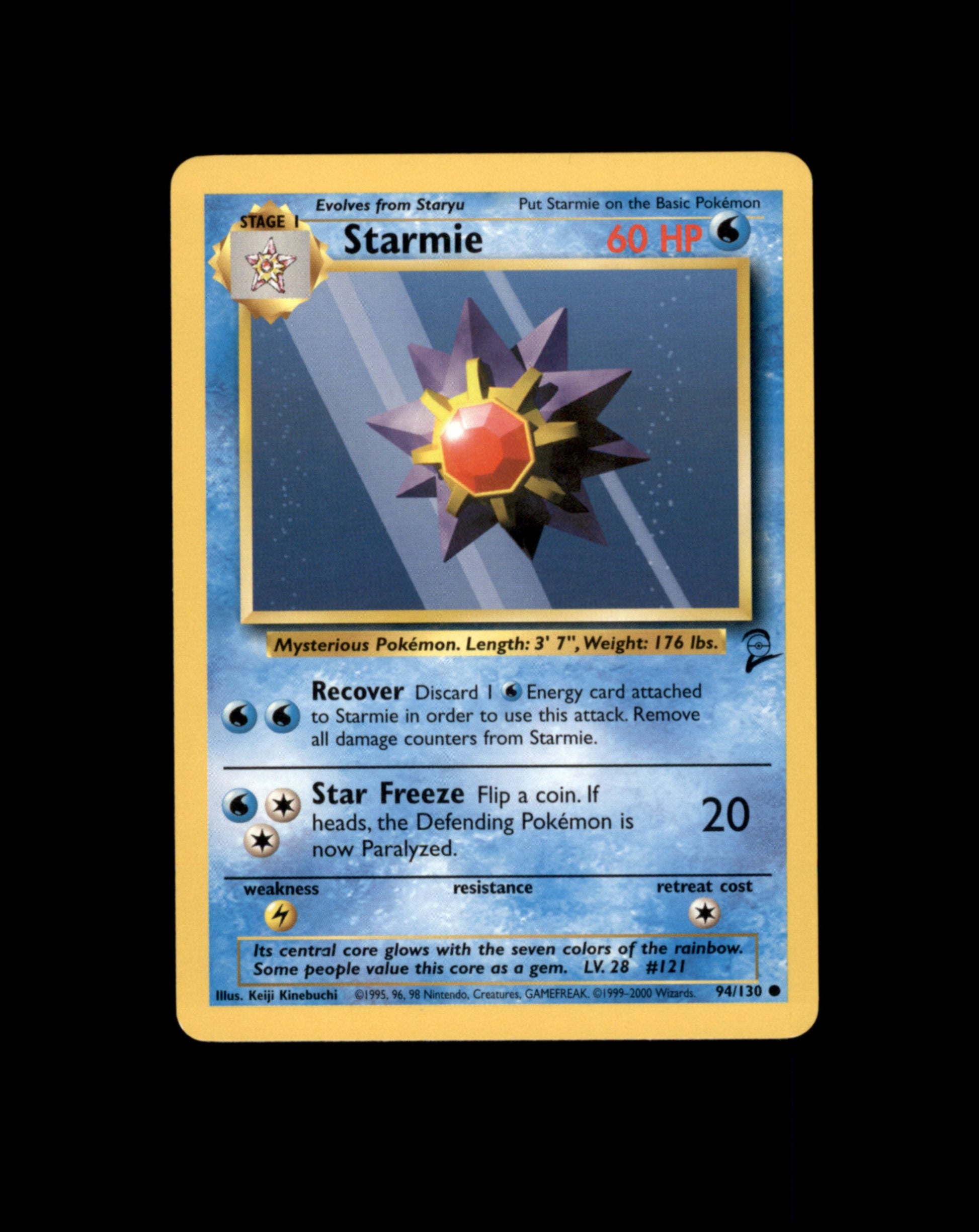 *SE BILDE FOR TILSTAND* Starmie #94 Pokemon Base Set 2 Pokesingles