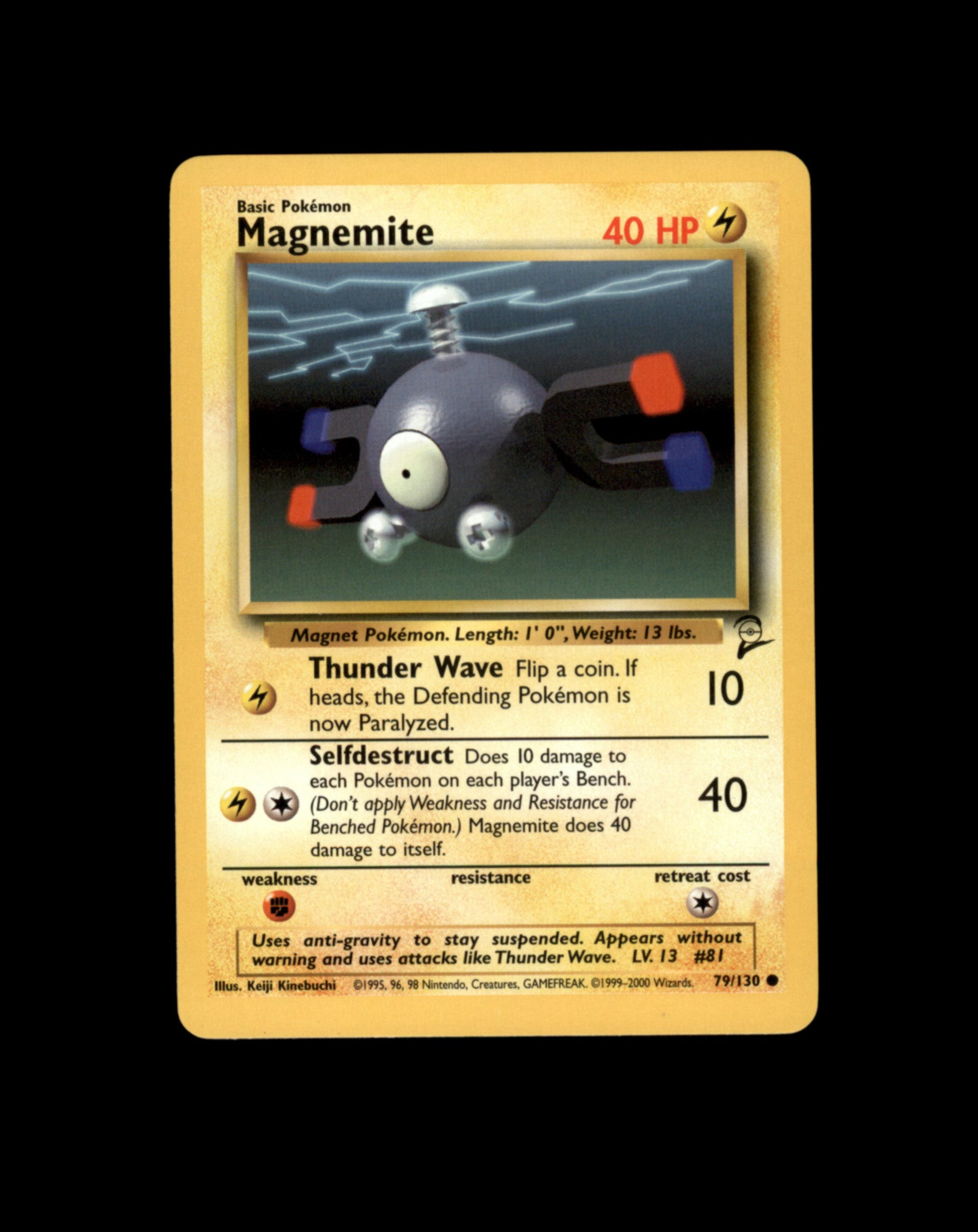 *SE BILDE FOR TILSTAND* Magnemite #79 Pokemon Base Set 2 Pokesingles