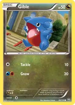 Gible 86 - Dragons Exalted Pokesingles