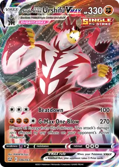 Single Strike Urshifu VMAX 086 - Battle Styles