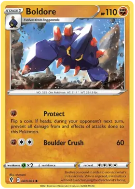 Boldore 087, Evolving Skies | Sword & Shield, , 5.00 kr, Pokesingles. Kjøp pokemon kort til lave priser hos oss.