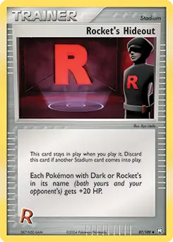 Rocket's Hideout 87 - Team Rocket Returns Pokesingles