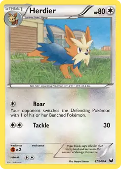Herdier 87 - Dark Explorers Pokesingles