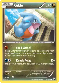 Gible 87 - Dragons Exalted Pokesingles