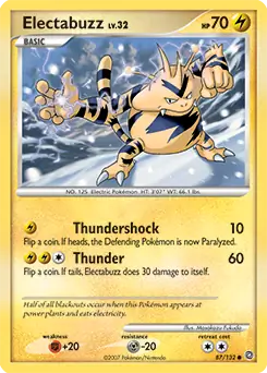 Electabuzz 87 - Secret Wonders Pokesingles