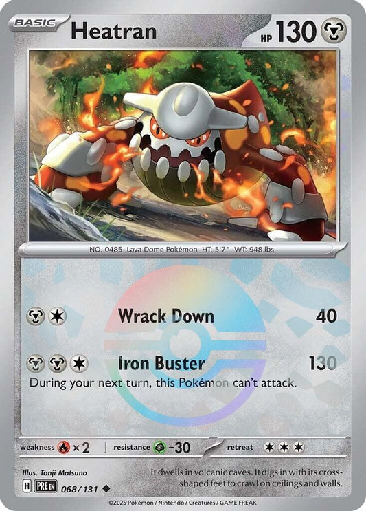 Heatran (Poke Ball Pattern) 68 - Prismatic Evolutions