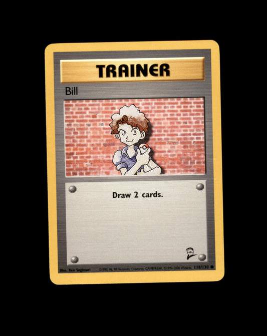 *SE BILDE FOR TILSTAND* Bill #118 Pokemon Base Set 2 Pokesingles