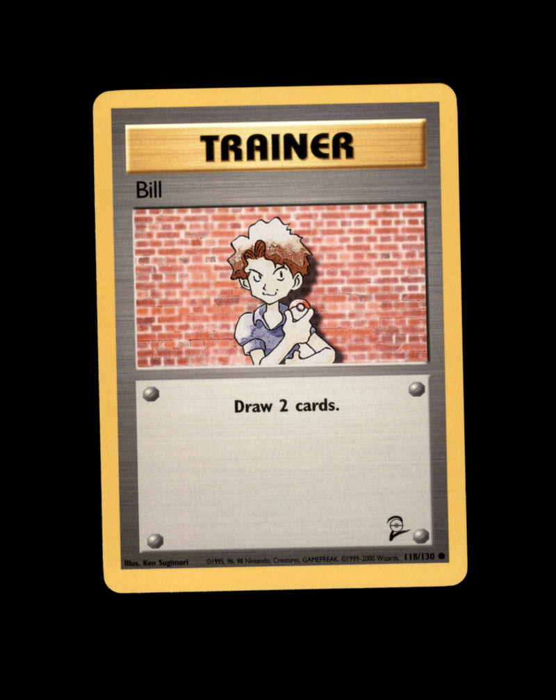 *SE BILDE FOR TILSTAND* Bill #118 Pokemon Base Set 2 Pokesingles