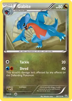 Gabite 88 - Dragons Exalted Pokesingles