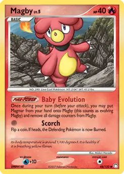 Magby 88 - Mysterious Treasures Pokesingles