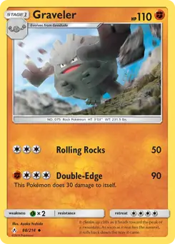 Graveler 88 - Unbroken Bonds Pokesingles