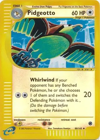Pidgeotto Reverse Holo 88 - Expedition Pokesingles
