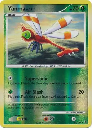 Yanma Reverse Holo 88 - Supreme Victors Pokesingles